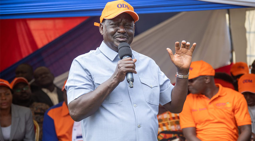 Raila says anyone who believes in circumcision is a fool